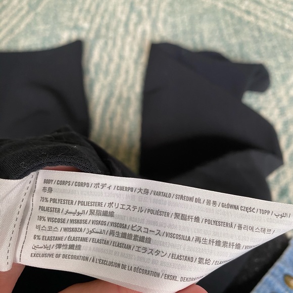 Abercrombie Tailored Menswear 90s Straight Pants Black - Picture 10 of 11